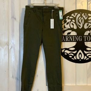 Level 99 Francis Straight Leg Pant, NWT, size 10, olive green